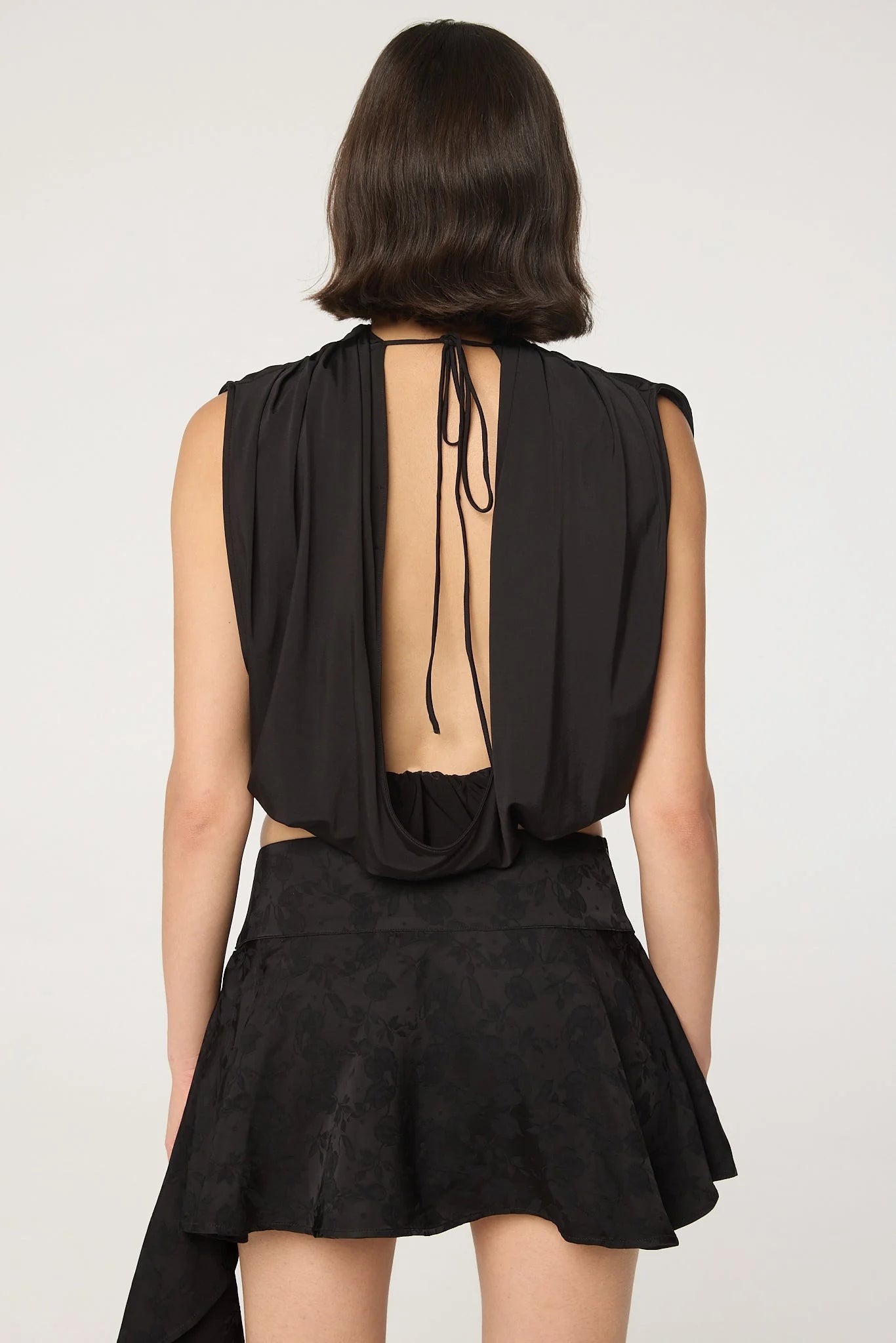 Bobi Draped Shell Top