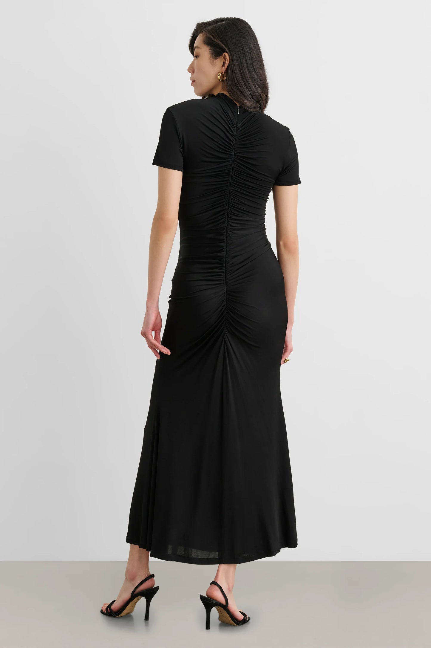 Gracely Mock Neck SS Midi