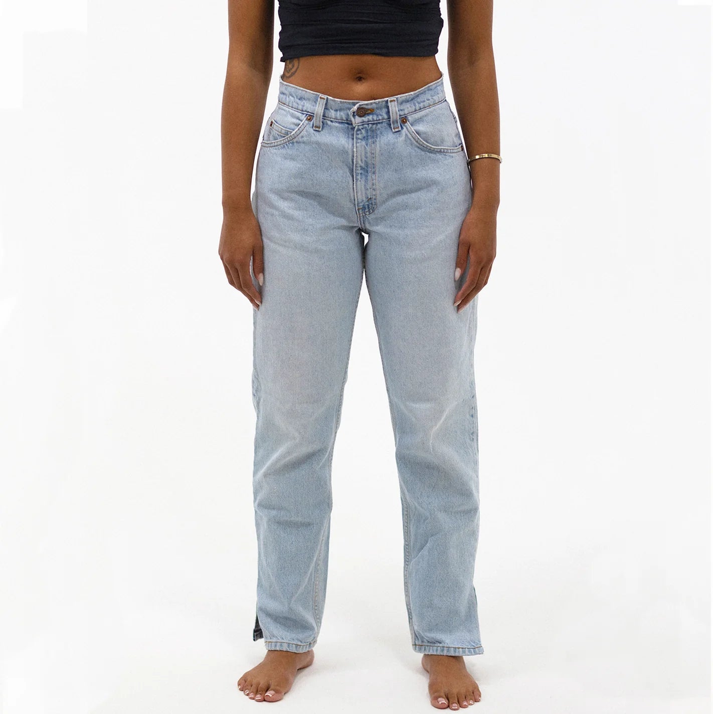 Allysa Tilted Split Jean