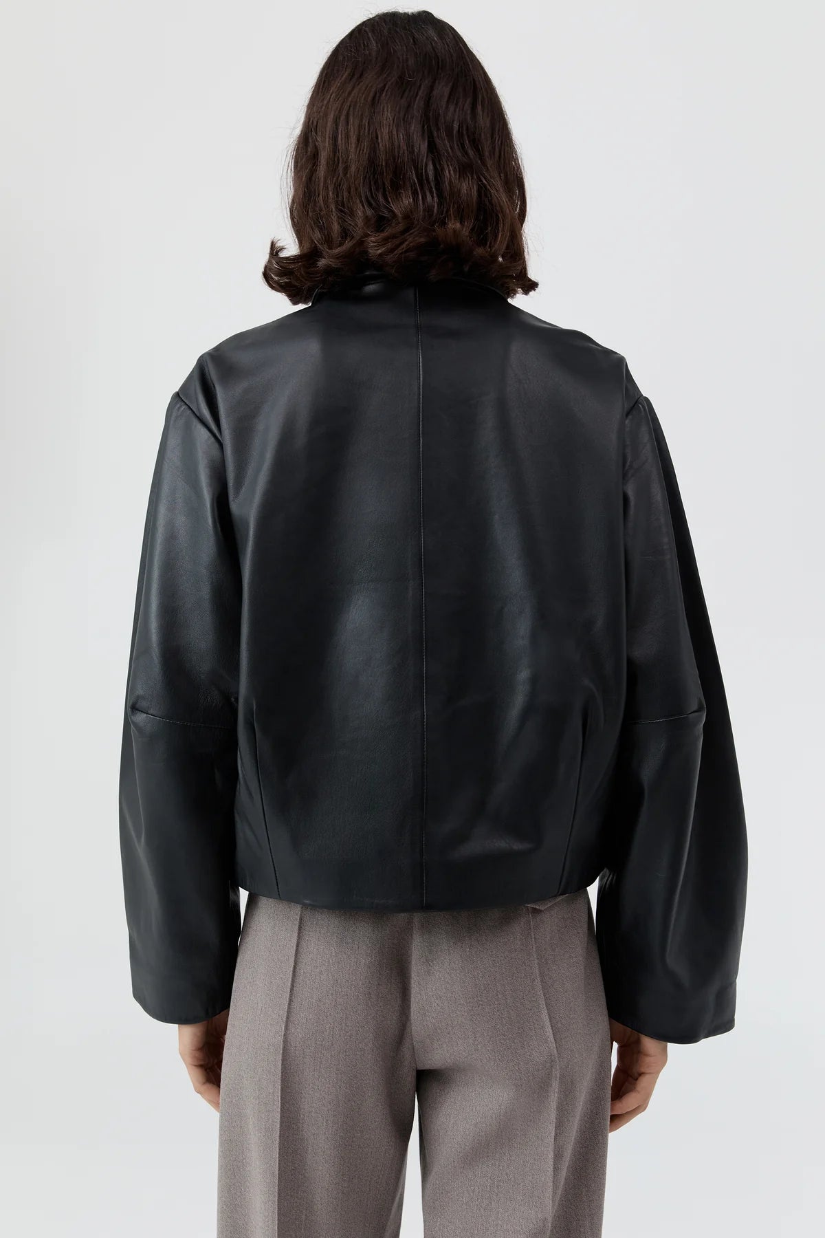 Cocoon Leather Jacket