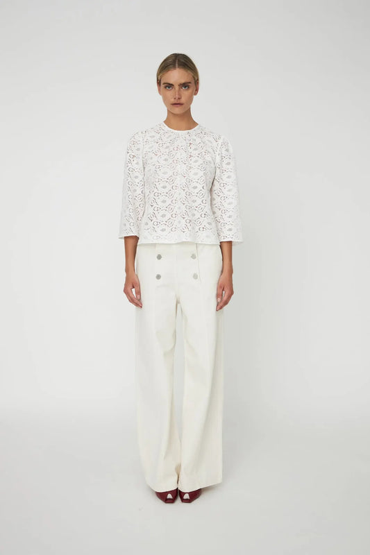 Cotton Lace Blouse