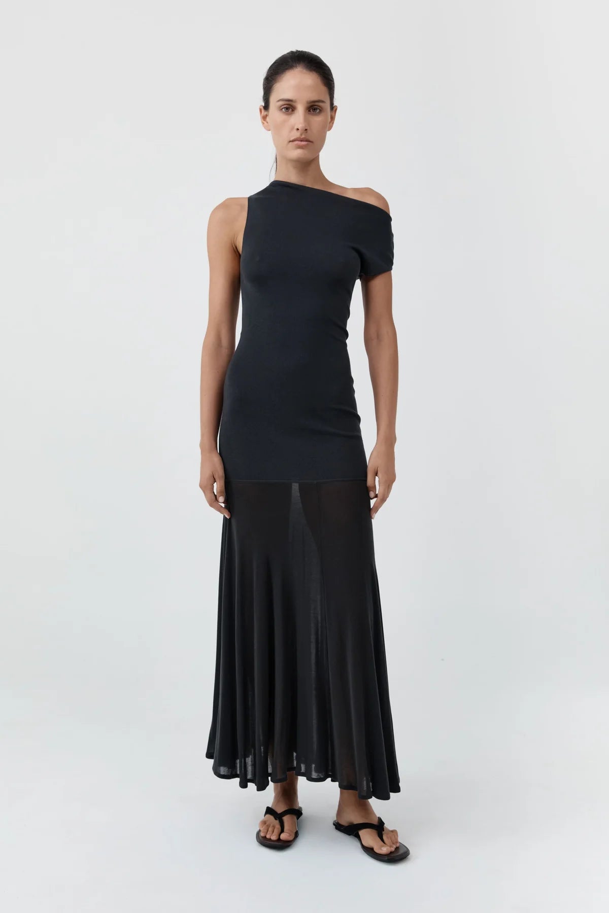 Fine Jersey Circle Hem Dress