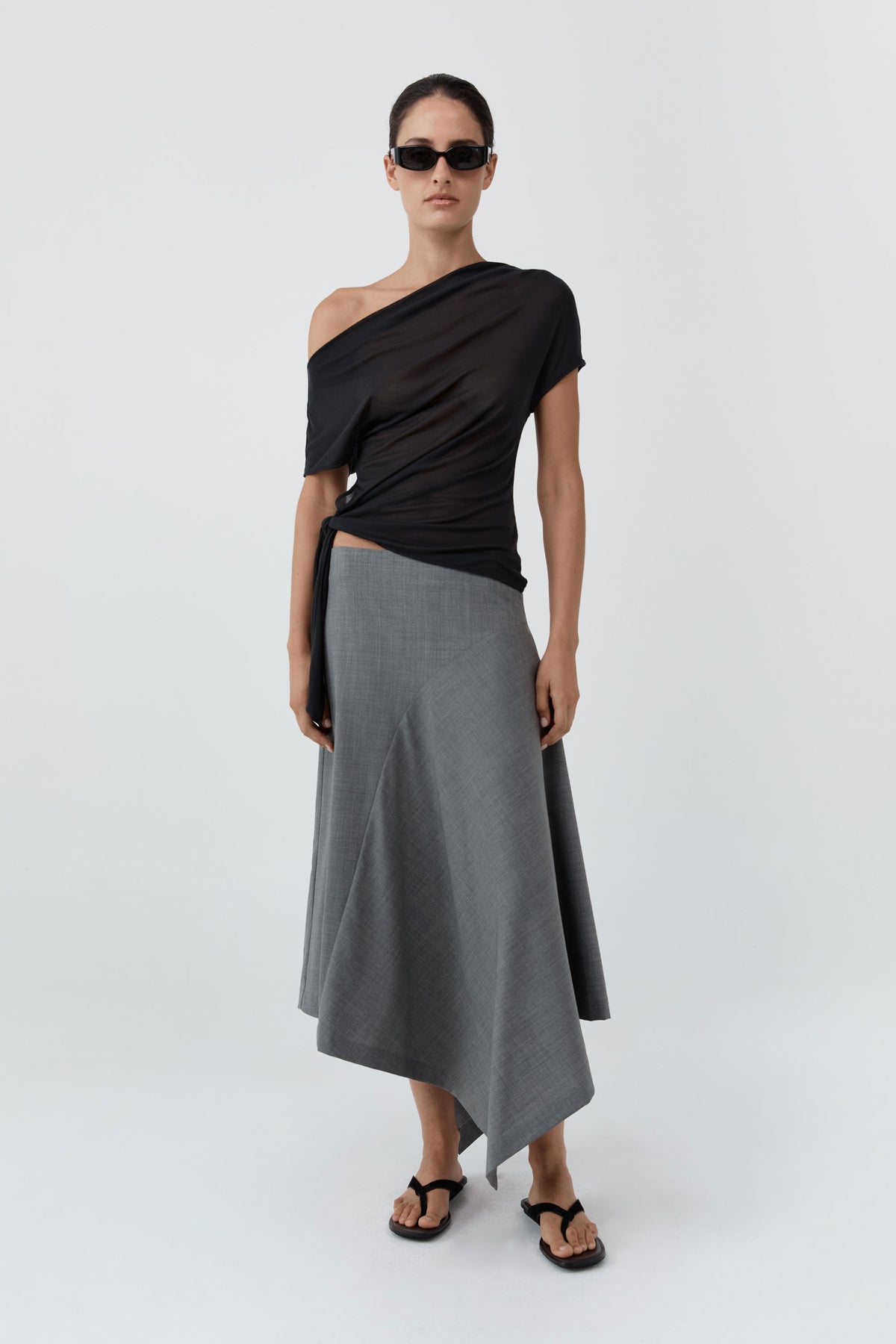Fine Jersey Off Shoulder Top