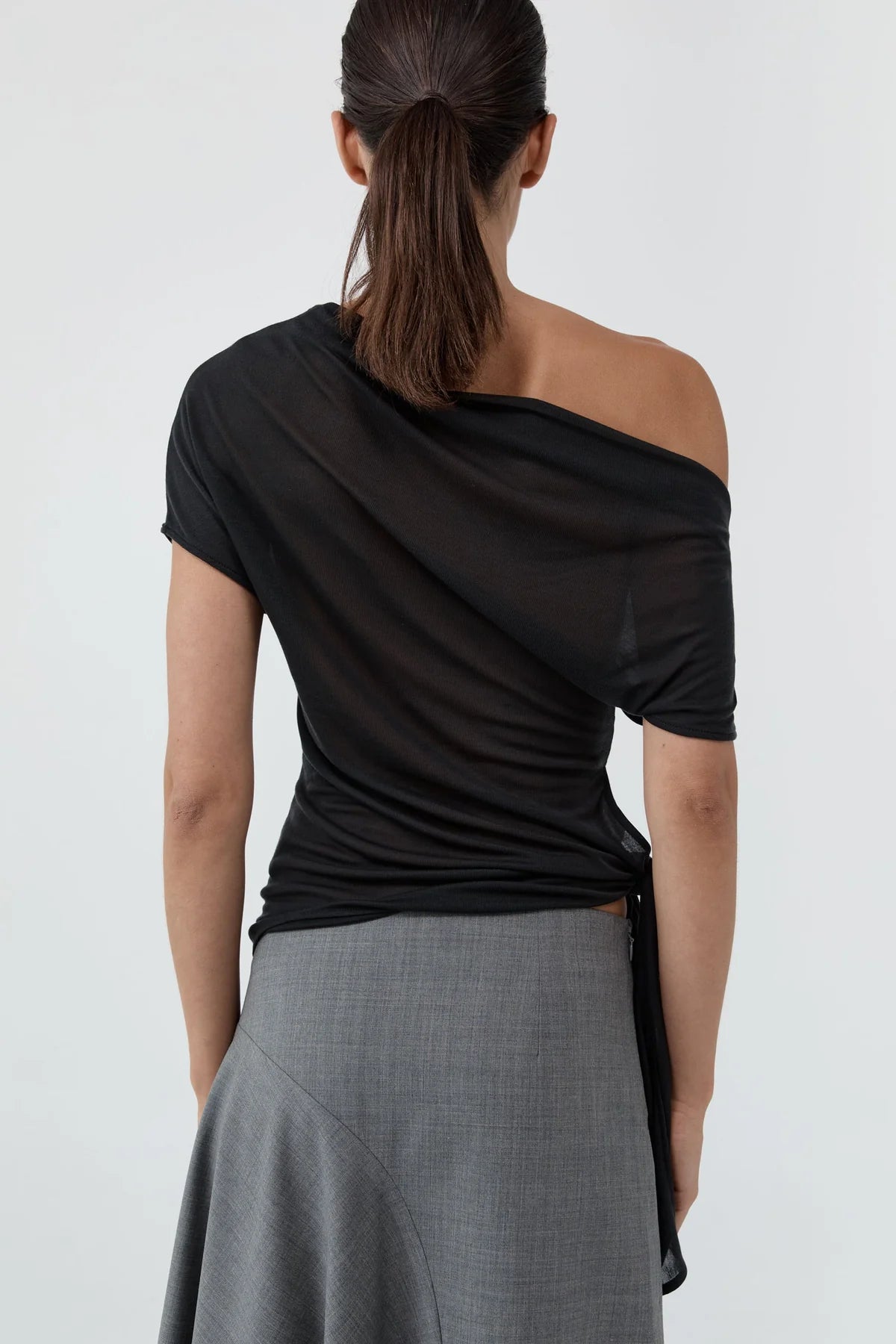 Fine Jersey Off Shoulder Top