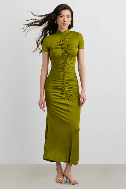 Gracely Mock Neck SS Midi