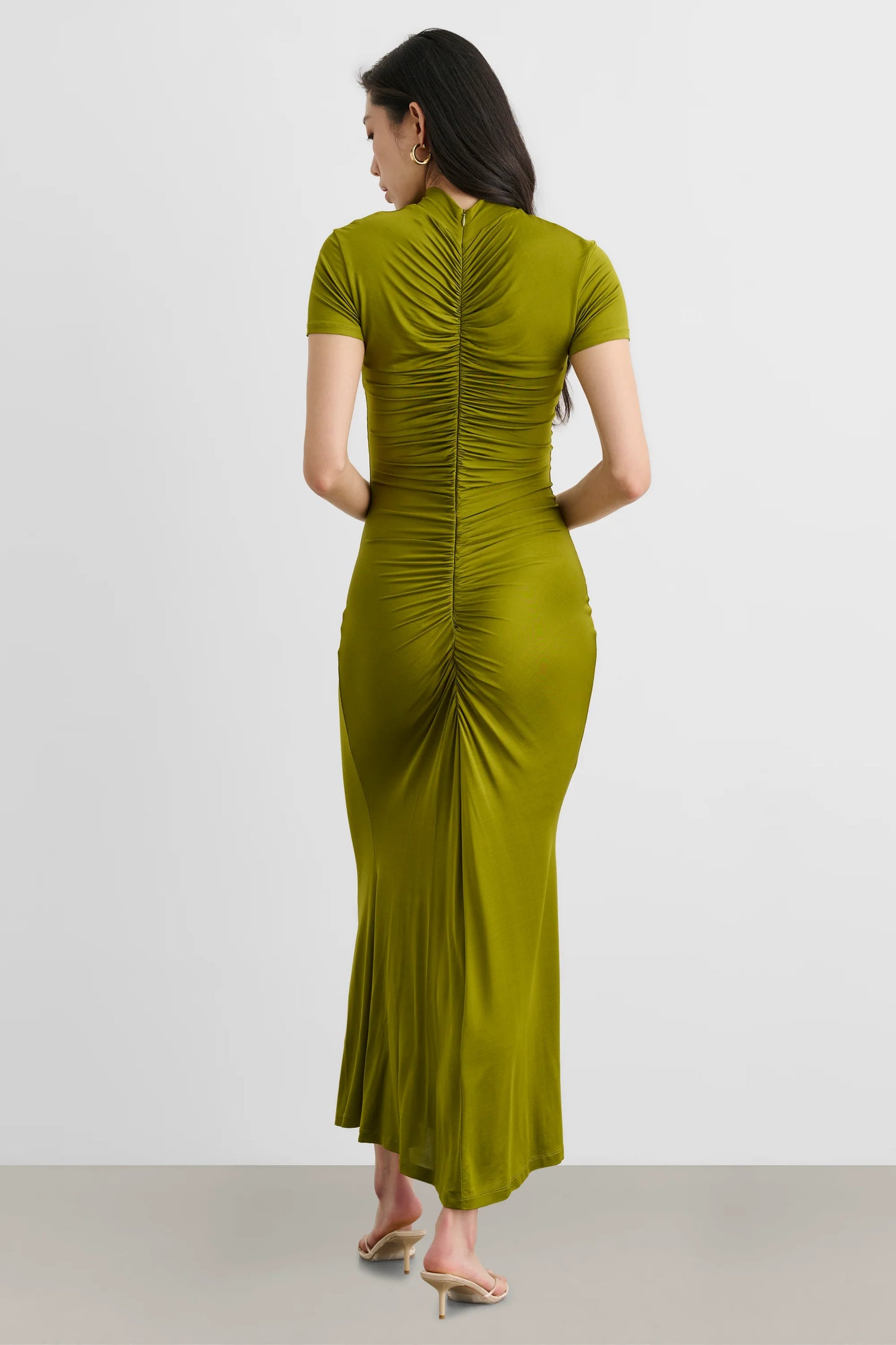 Gracely Mock Neck SS Midi