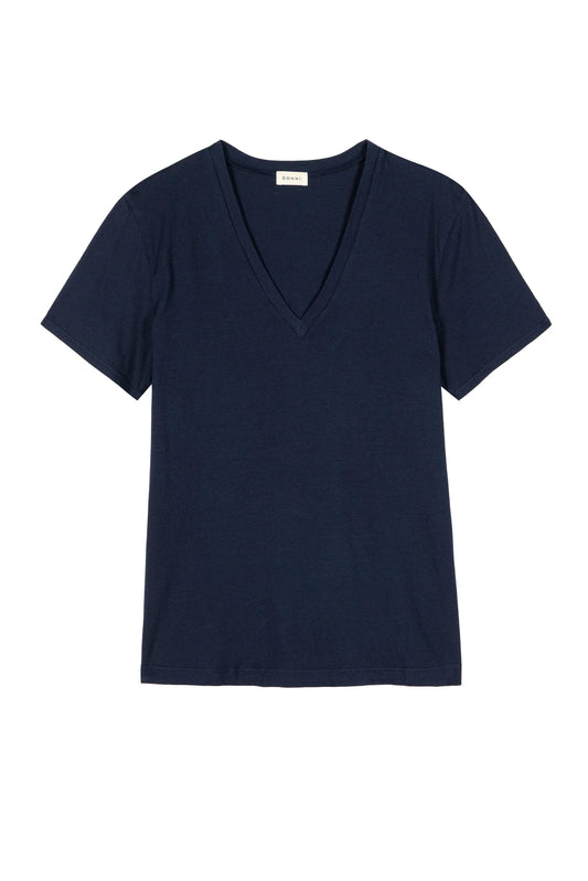 Jersey Relaxed V Neck