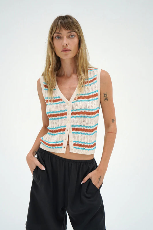 Lou Sleeveless Cardi