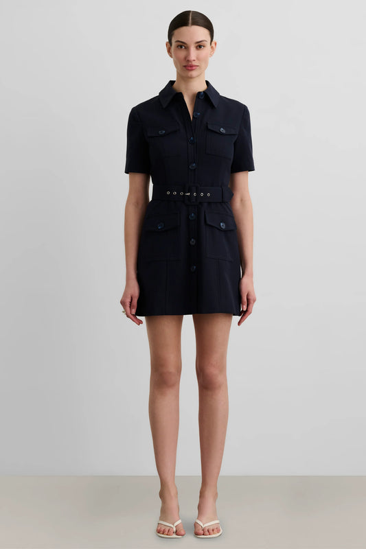 Lydia SS Snap Front Dress