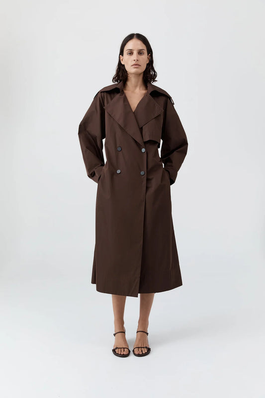 Paper Taffeta Relaxed Trench