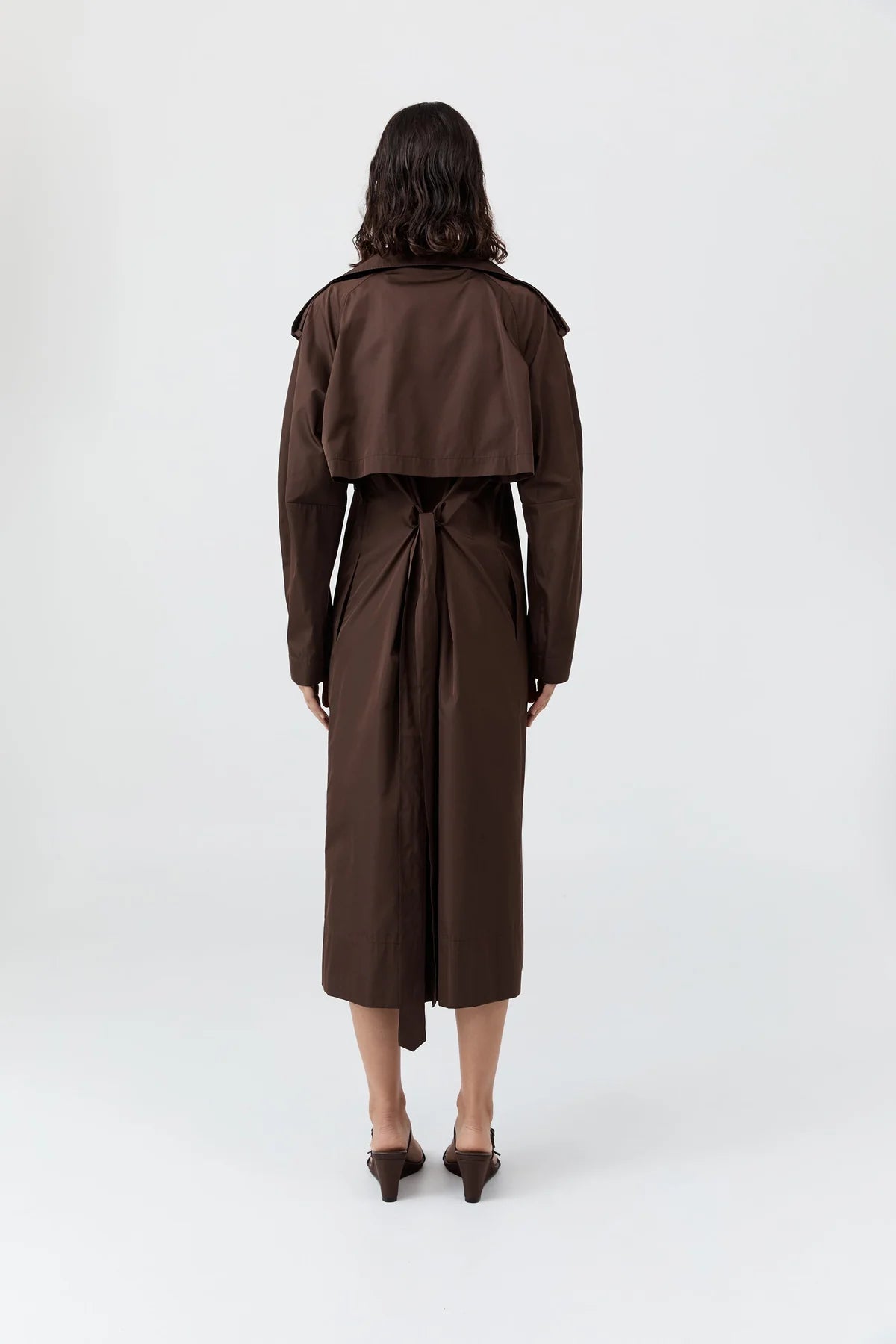 Paper Taffeta Relaxed Trench