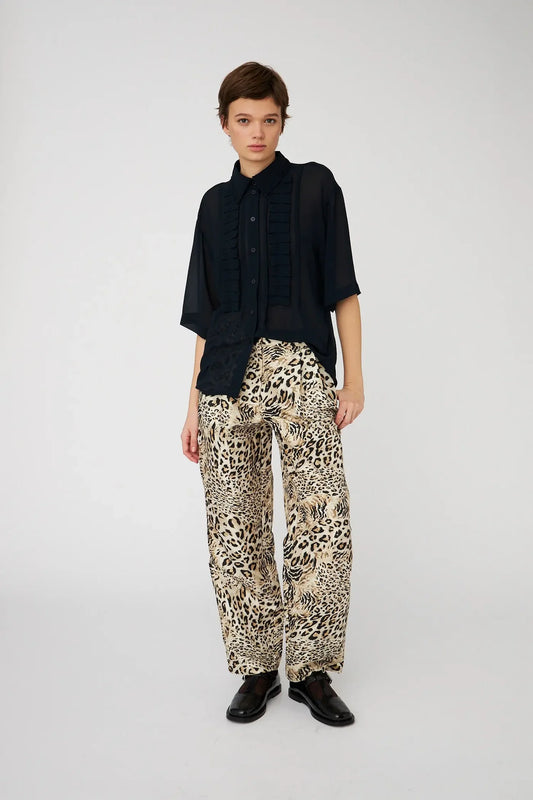Sheer Shirt w Frill