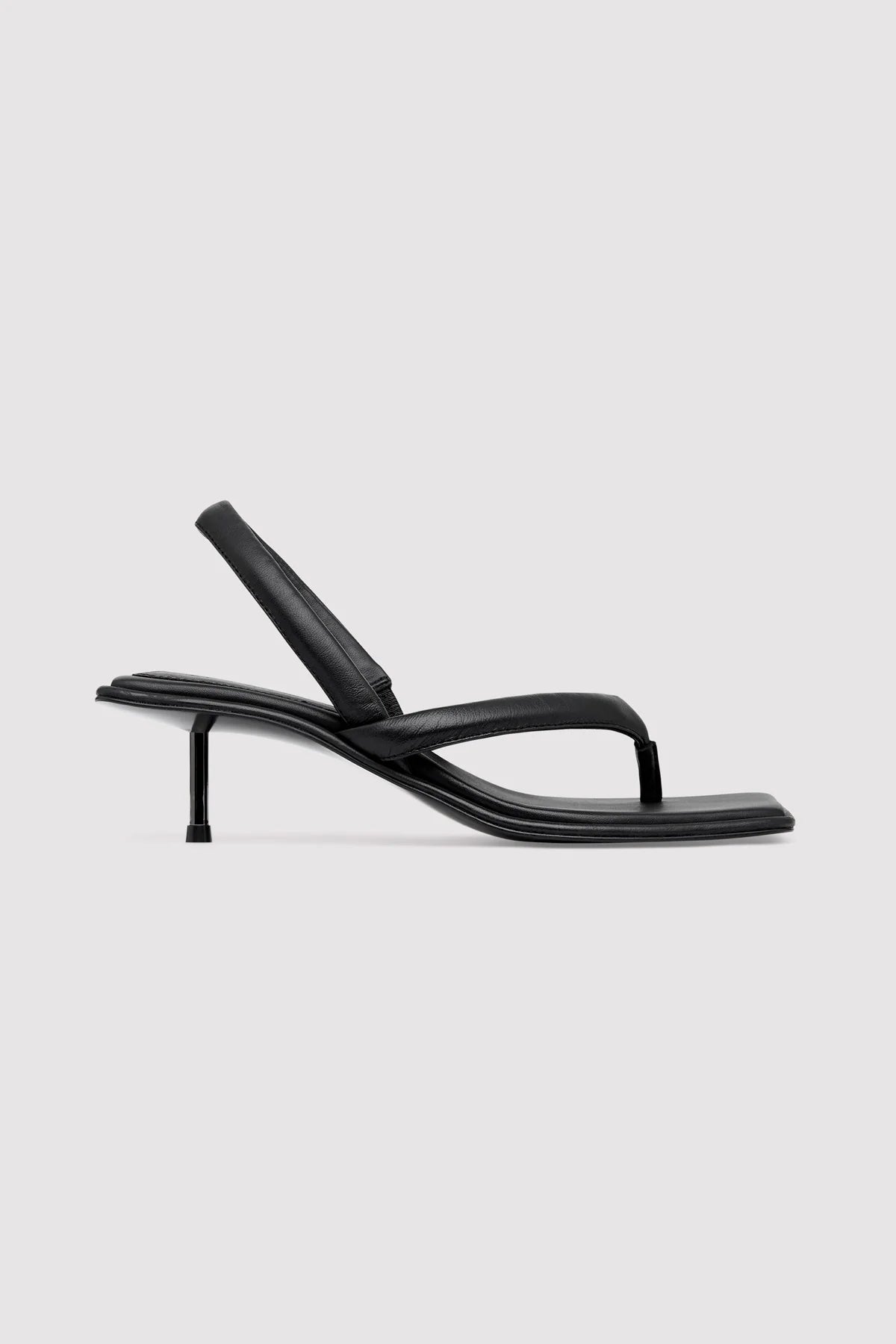 Sling Back Thong Heel