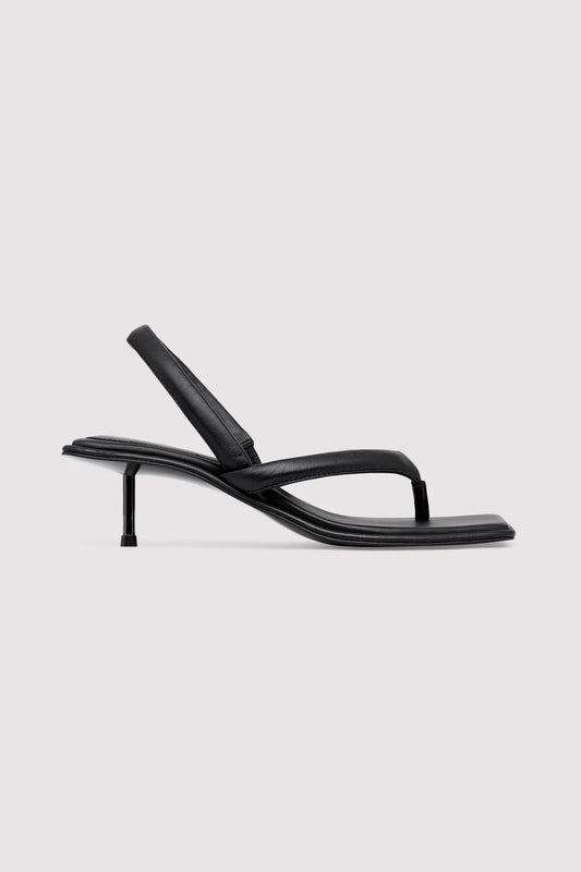 Sling Back Thong Heel