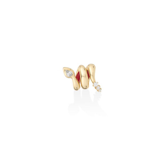 AR116 Snake Diamond Wrap Bead