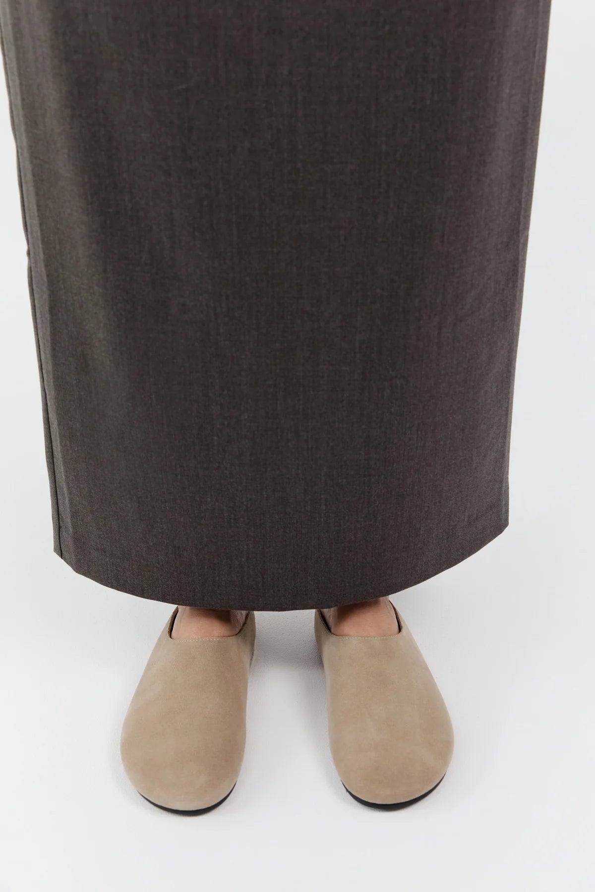Suede Mule