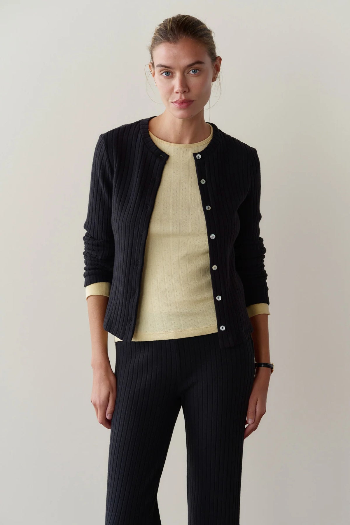 Sweater Rib Cardi