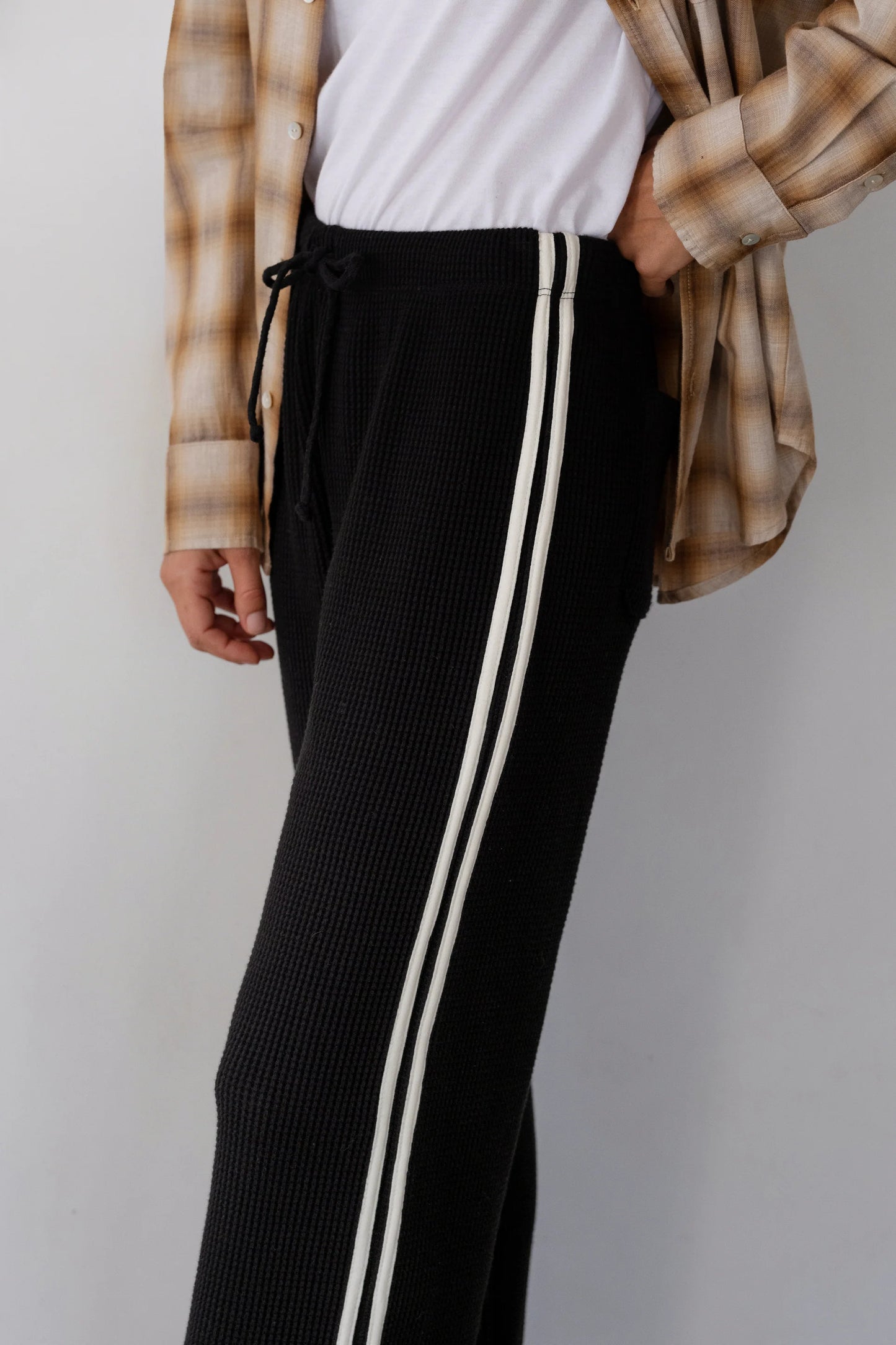 Thermal Crop Stripe Pant