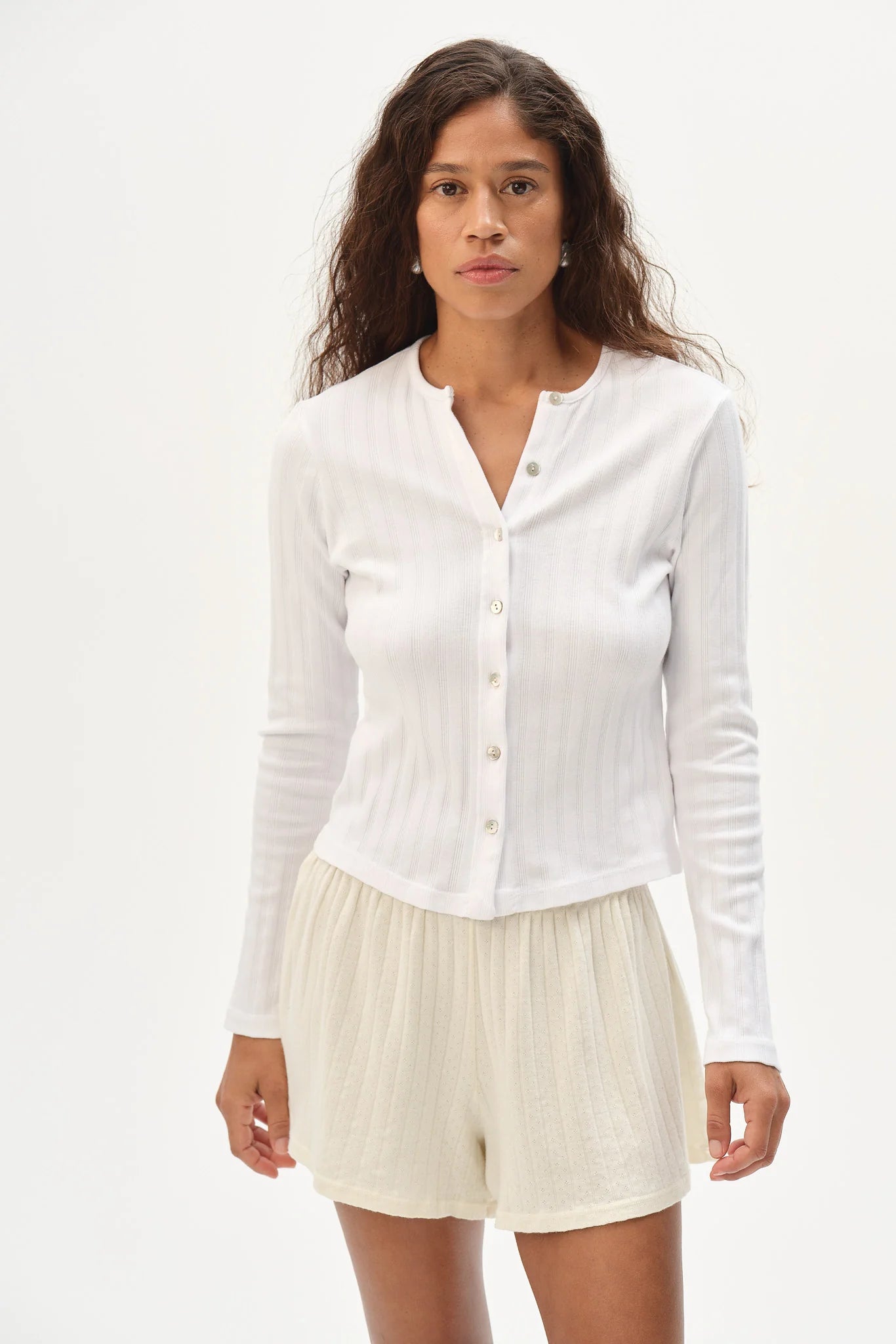 Varied Rib Cardi